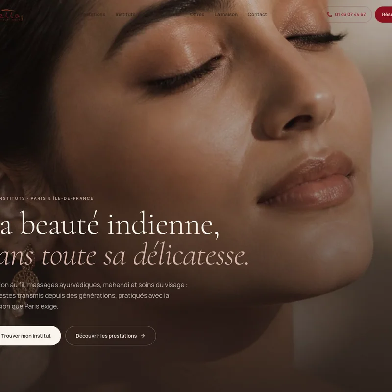 Stella Beaute Indienne Portrait de Stella Beaute Indienne